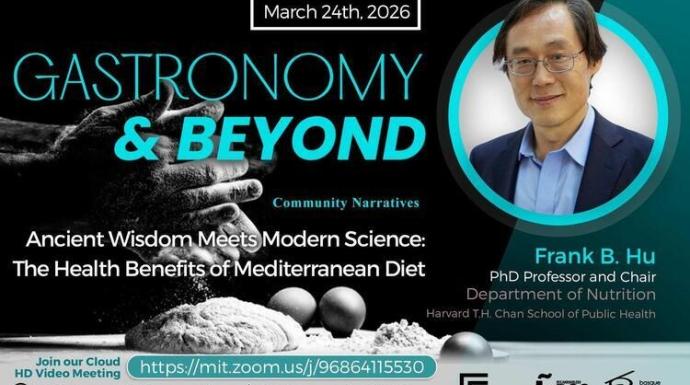 Dr. Frank B. Hu - Gastronomy and Beyond Lecture Series