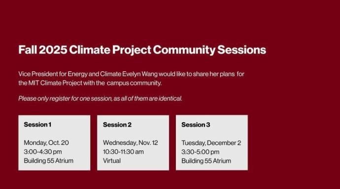 An Invitation to Discuss the Climate Project: Fall 2025 Community Sessions