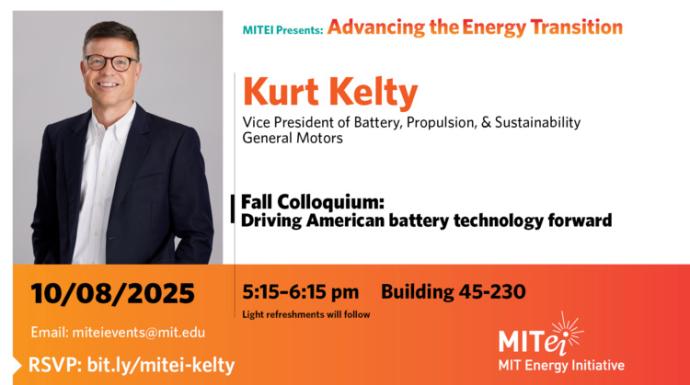 MITEI Presents: Advancing the Energy Transition with Kurt Kelty, GM