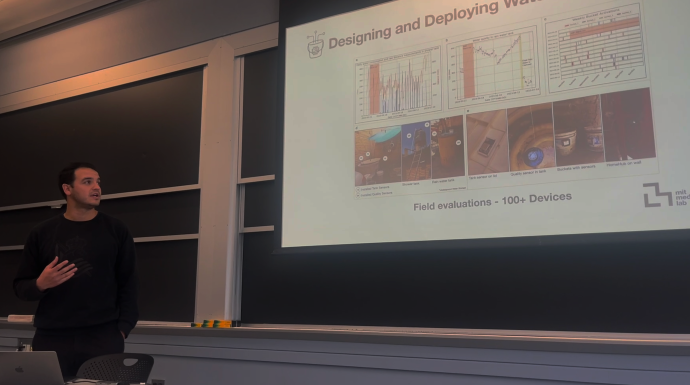 Andres Rico presenting