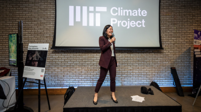 Evelyn Wang presents at Climate Week NYC