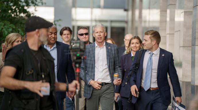 Secretary of Energy Chris Wright ’85 visits MIT