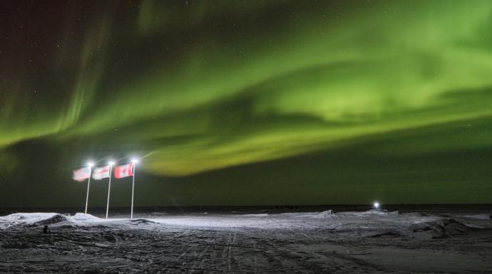 Researchers tune into Arctic under-ice sounds and test through-ice communication